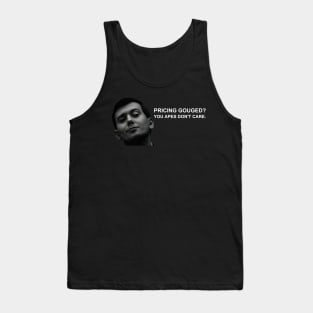 Martin Shkreli "Apes Don't Care" Wallstreetbets Tank Top